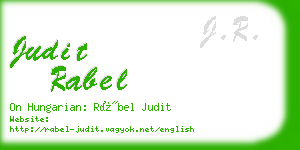 judit rabel business card